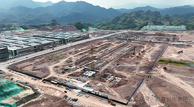 万吨重钢 顺利开工丨鑫通达生产车间首吊成功